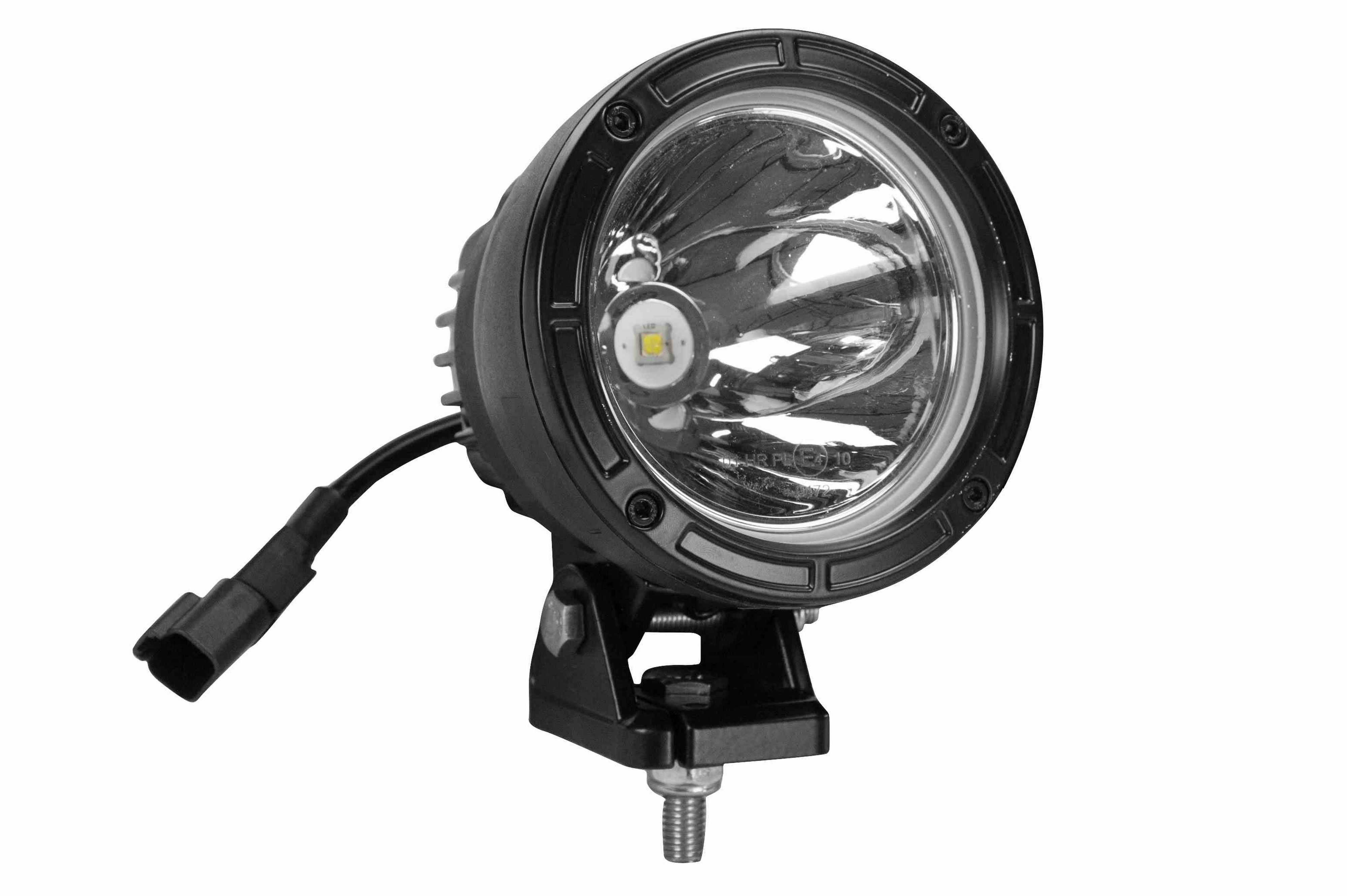 25瓦高强度LED聚光灯-12-32V DC-1000英尺长聚光灯-外径4.5英寸灯头