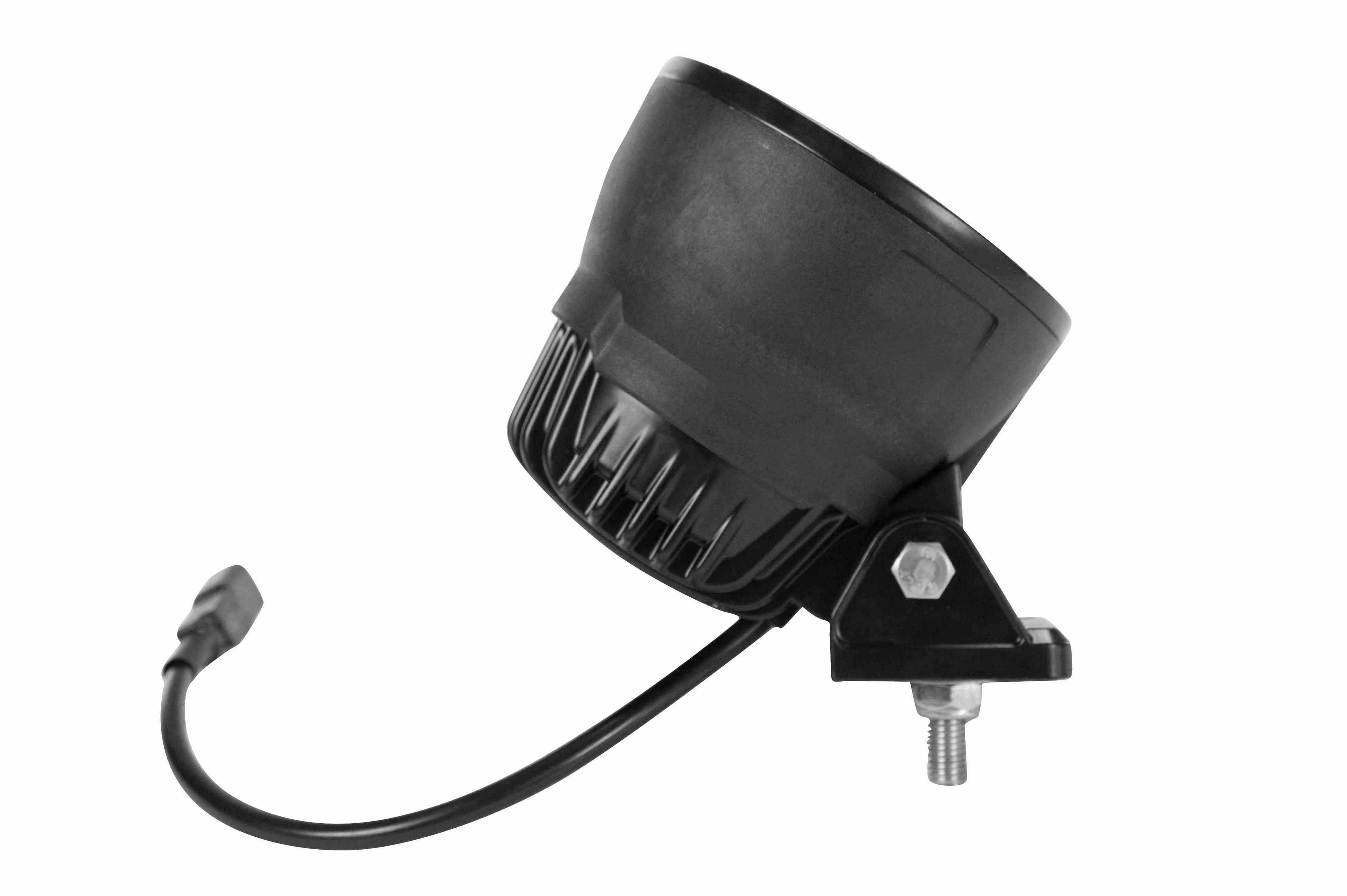 25瓦高强度LED聚光灯-12-32V DC-1000英尺长聚光灯-外径4.5英寸灯头