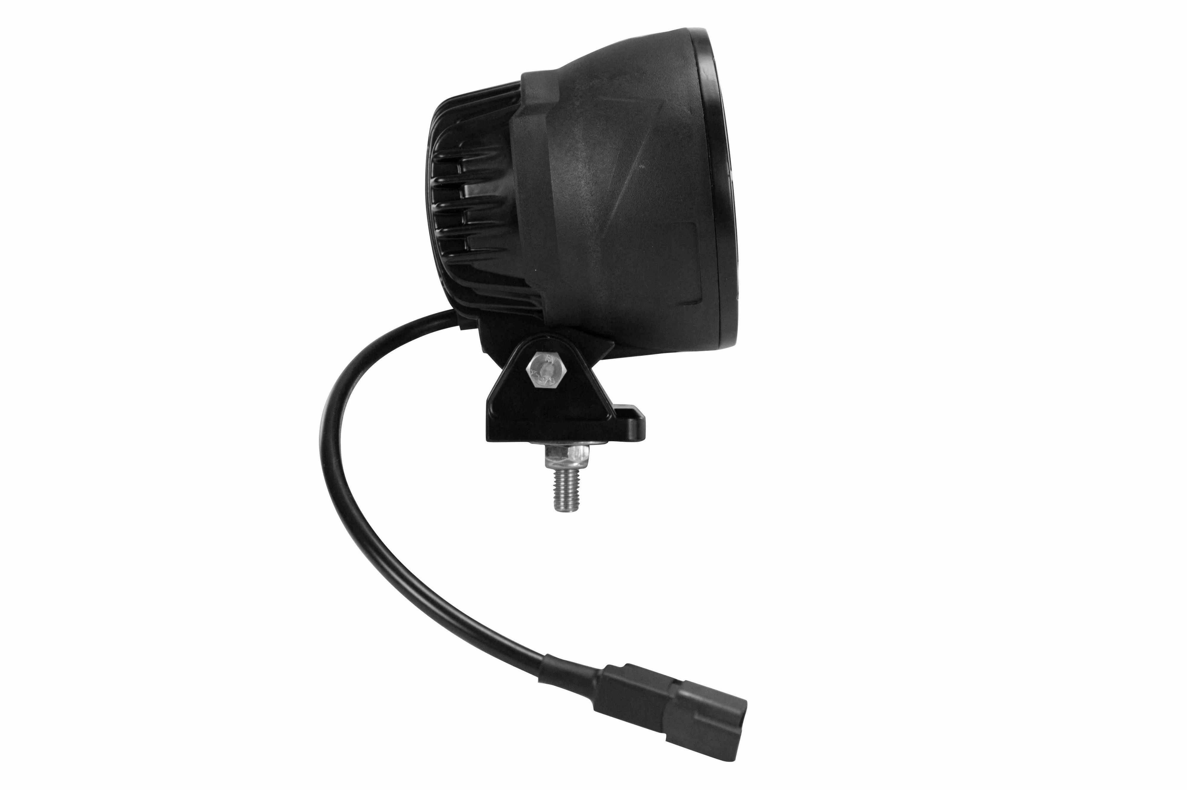 25瓦高强度LED聚光灯-12-32V DC-1000英尺长聚光灯-外径4.5英寸灯头