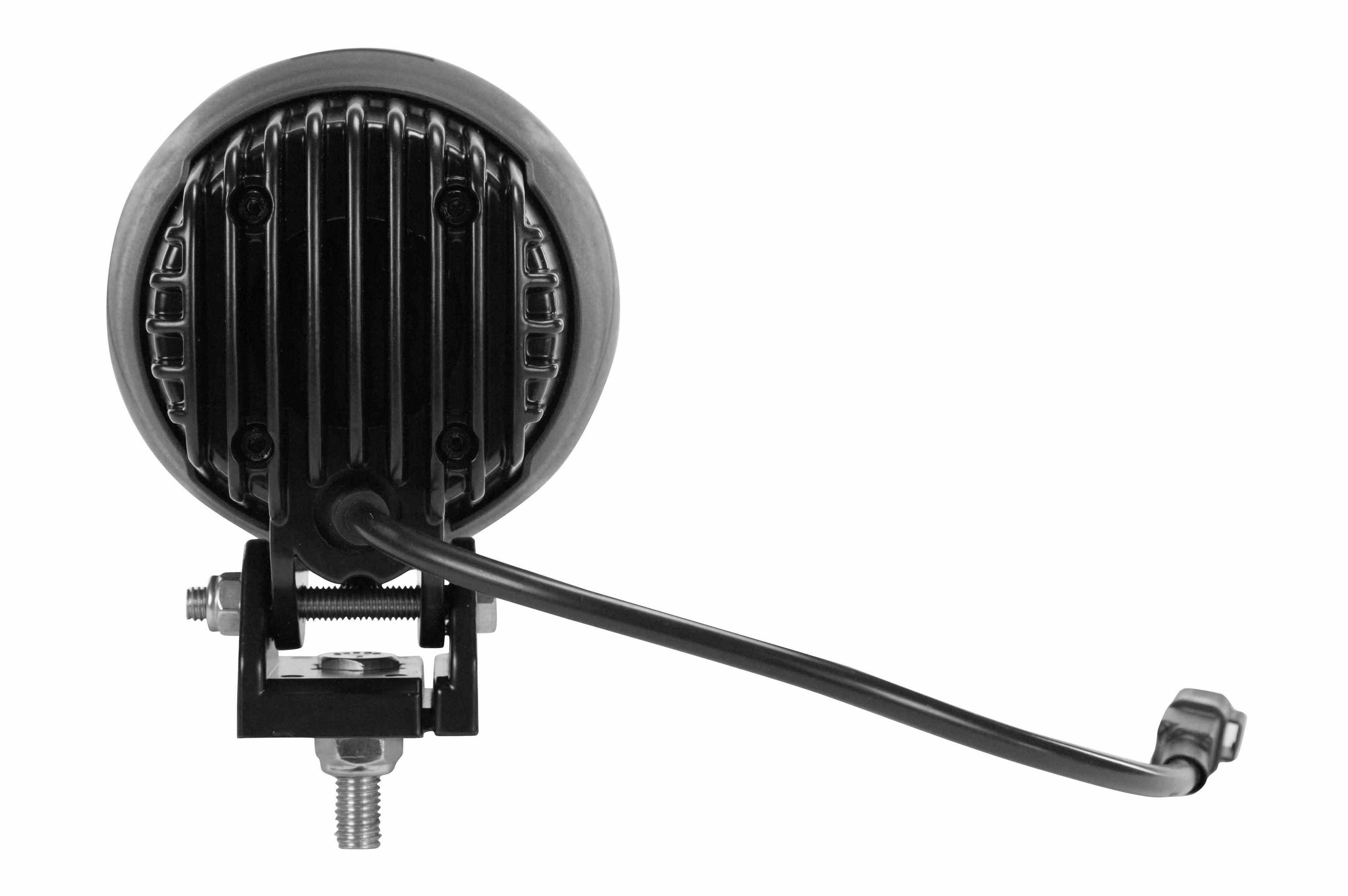 25瓦高强度LED聚光灯-12-32V DC-1000英尺长聚光灯-外径4.5英寸灯头