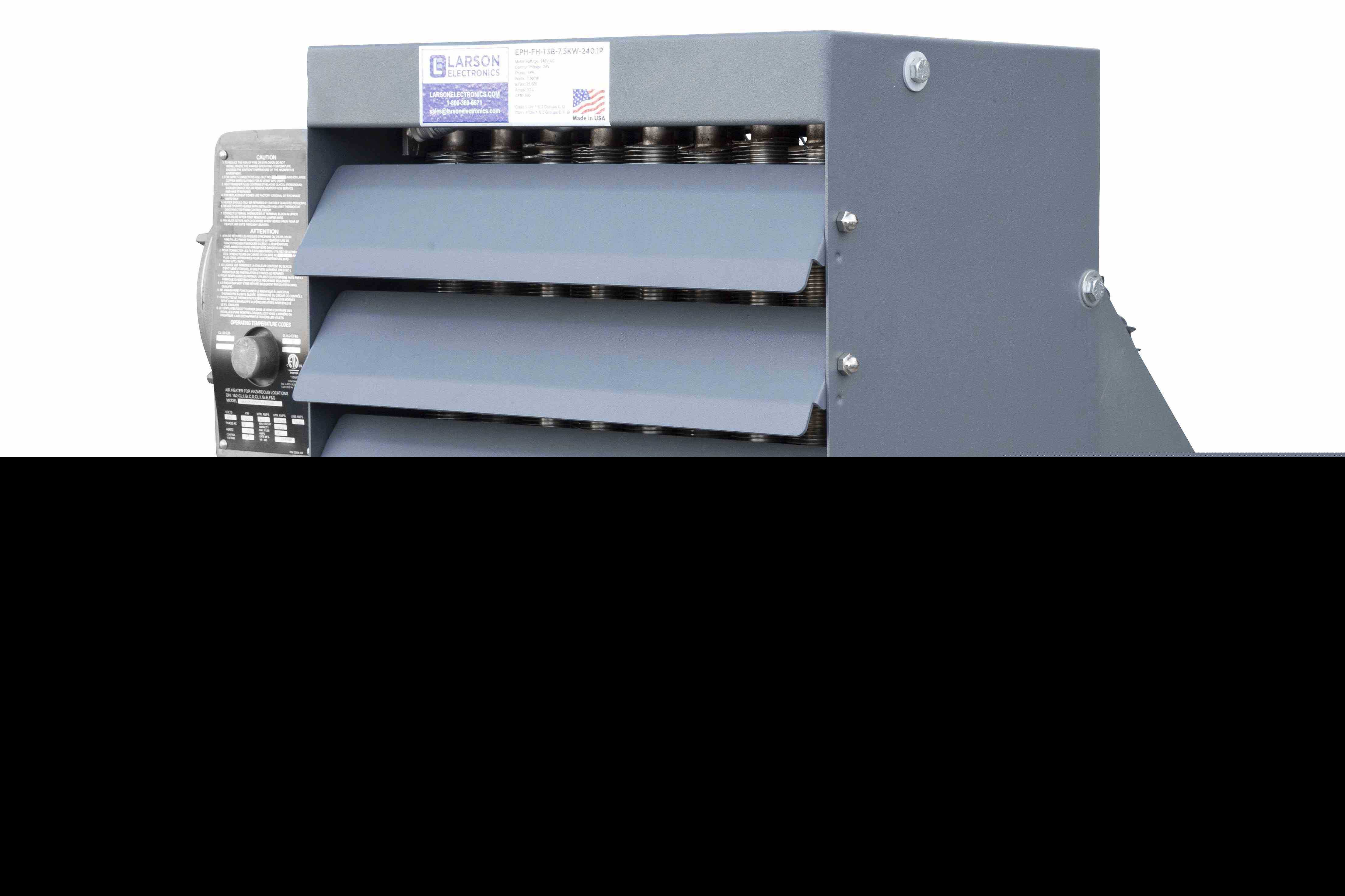 3000W防爆加热器-送风机加热器-C1D1、C2D1-240V 1PH-580 CFM