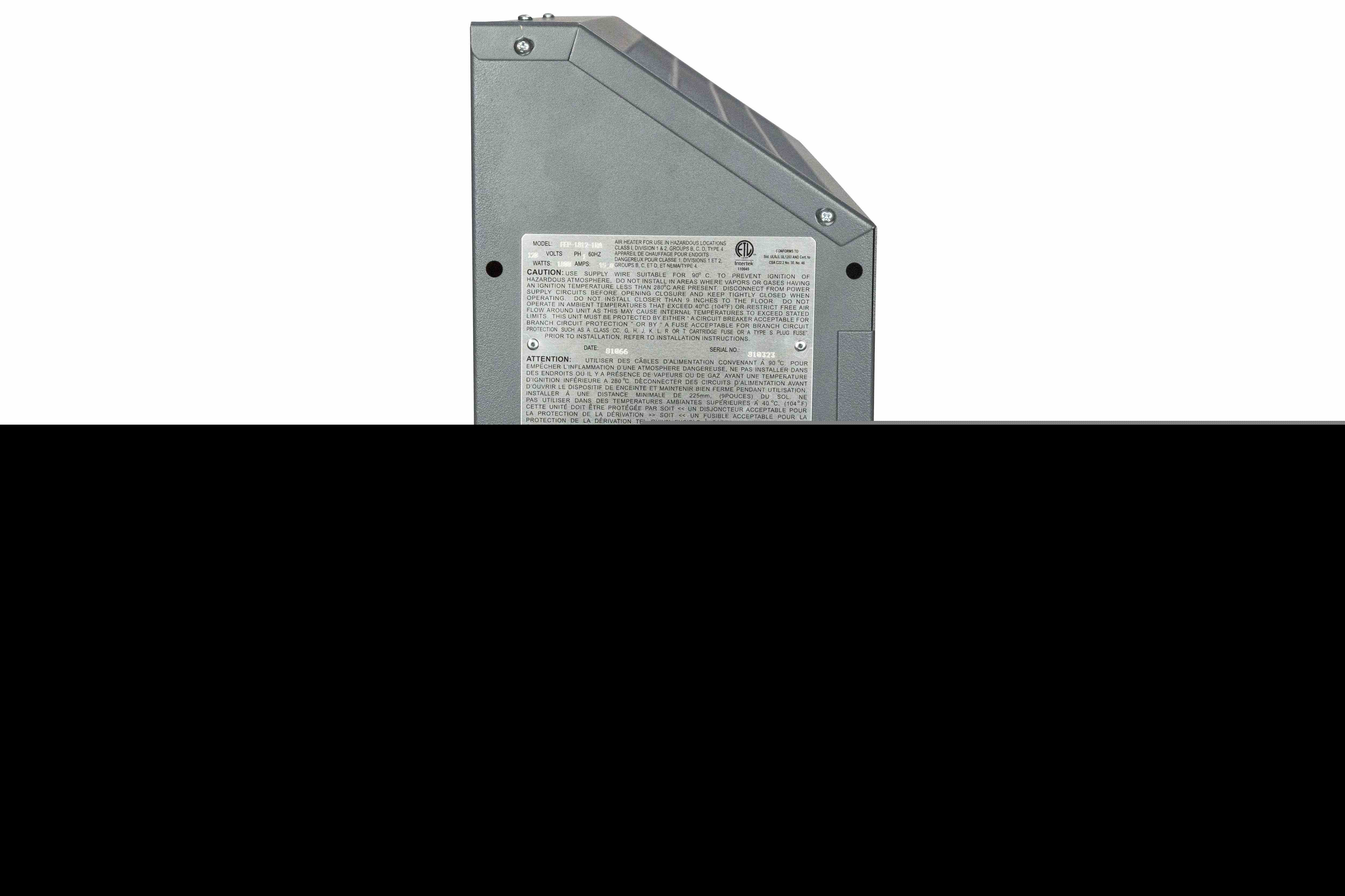 800W防爆对流加热器-壁装对流器-C1D1/2-120V 1PH-T3A-壁装式