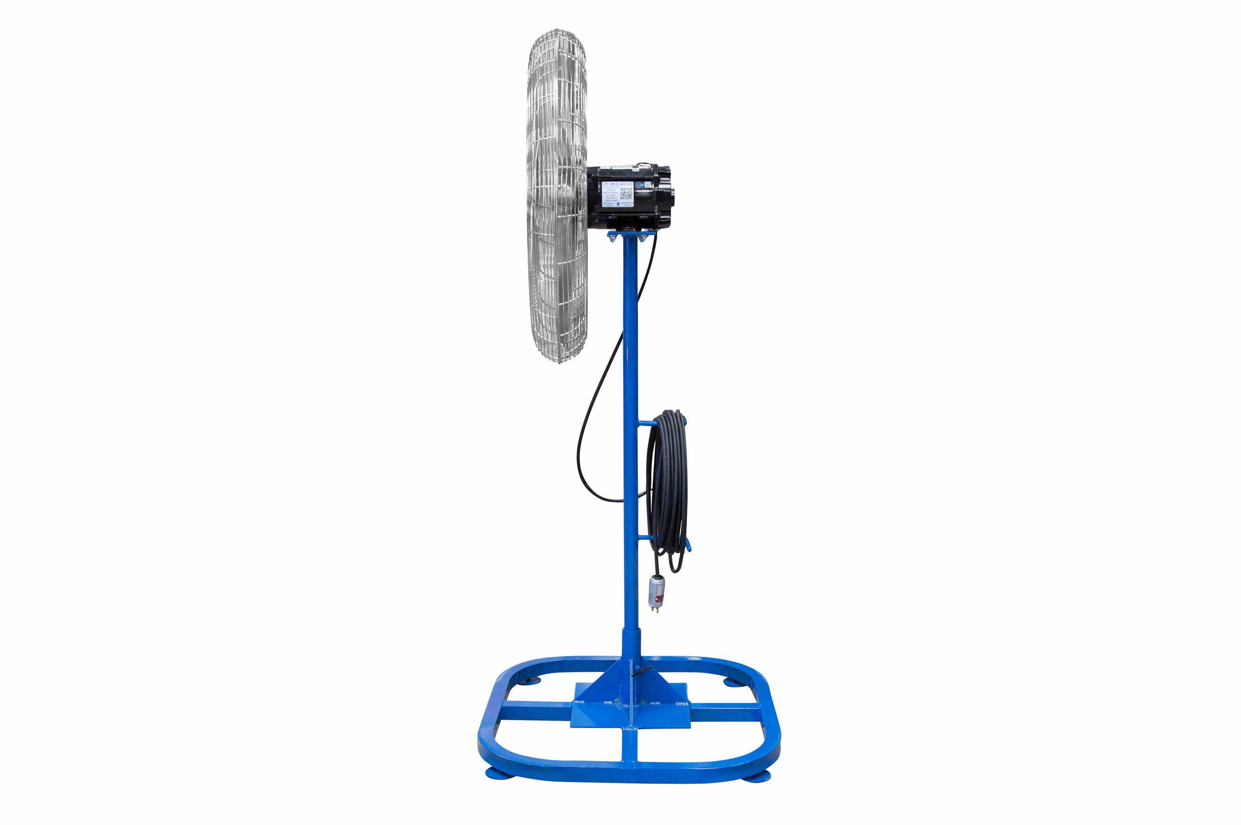 30''防爆风扇-4''底座安装支架-8723 CFM-50''电线,带240V 16A EXP插头