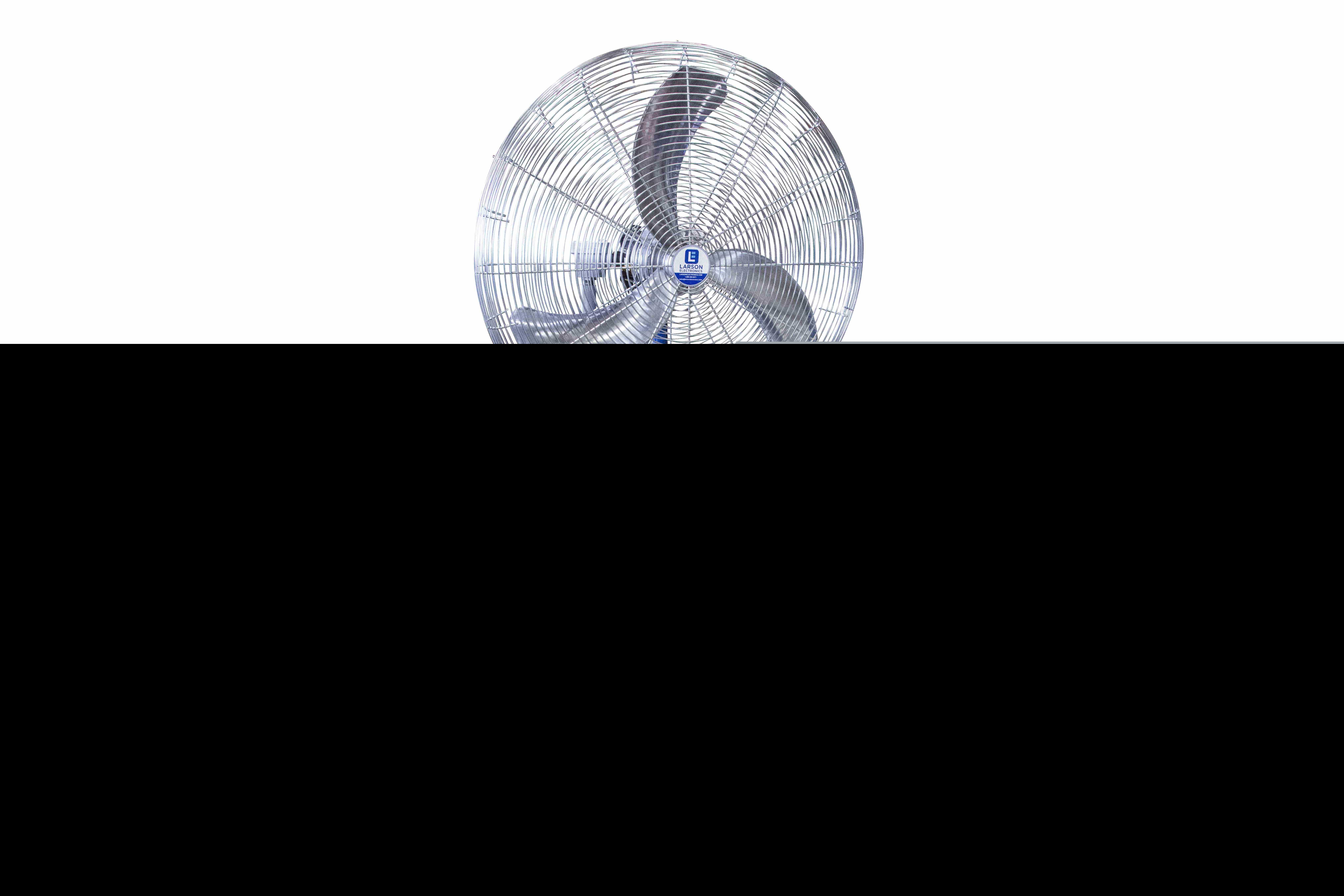 30 \“4'支架上的防爆电风扇-8723 CFM-30 \”-底座安装-100'电线-C1D1