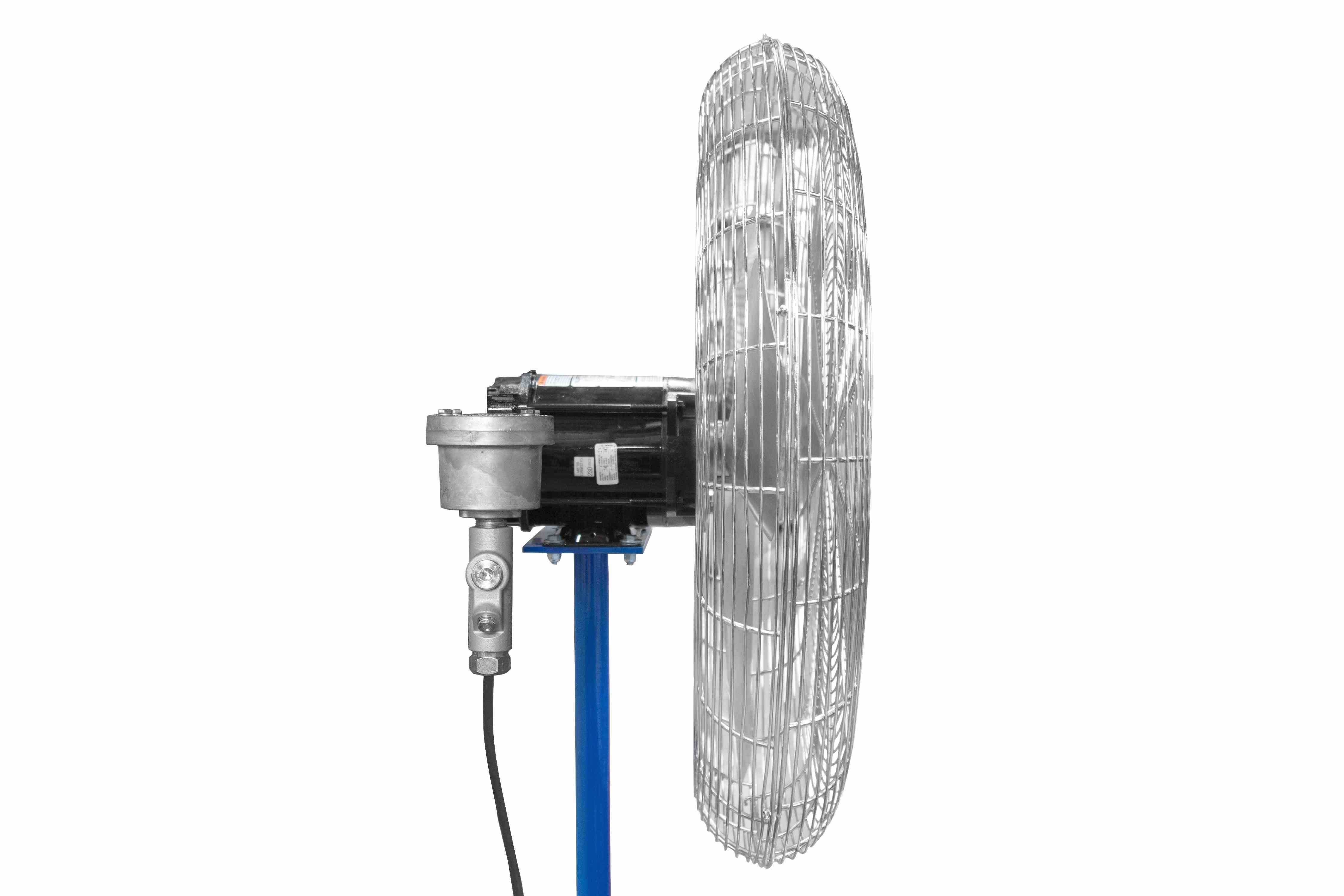 30 \“4'支架上的防爆电风扇-8723 CFM-30 \”-底座安装-100'电线-C1D1