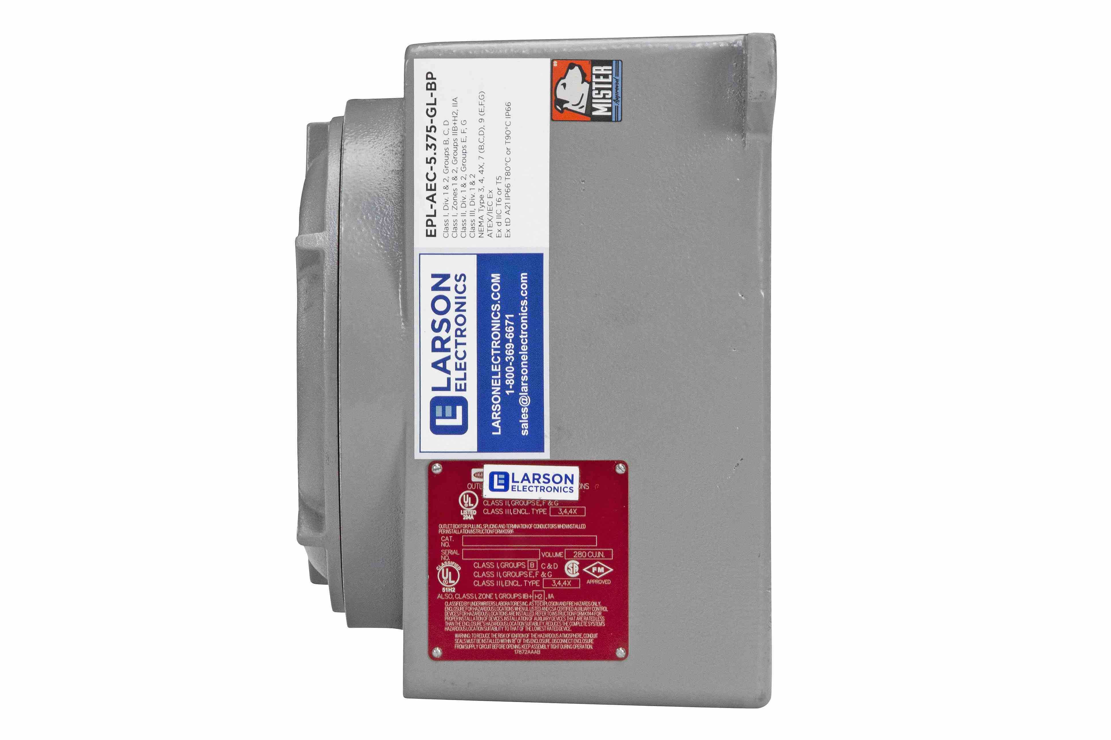 防爆仪表外壳,带背板-3英寸透镜-I、II、III类1类\u0026 2-ATEX/IEC