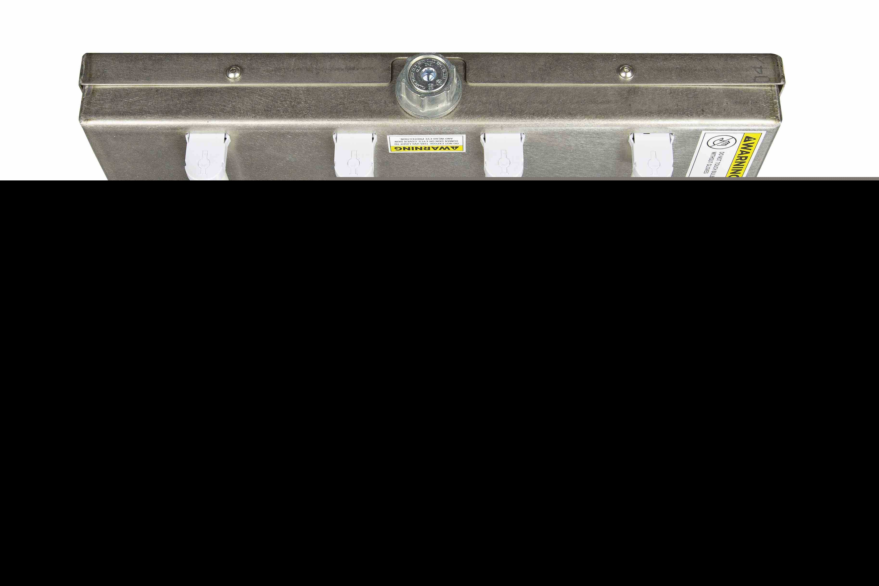 144W工业UVC荧光灯具-304不锈钢-(4)4'紫外线T8灯-表面安装