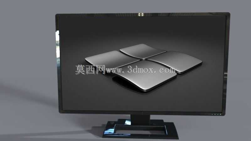 惠普宽屏液晶桌面显示器结构设计
