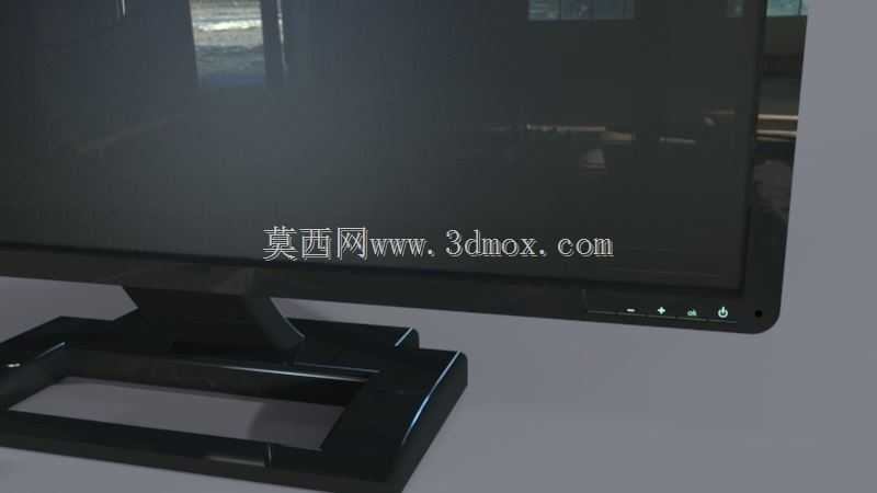 惠普宽屏液晶桌面显示器结构设计