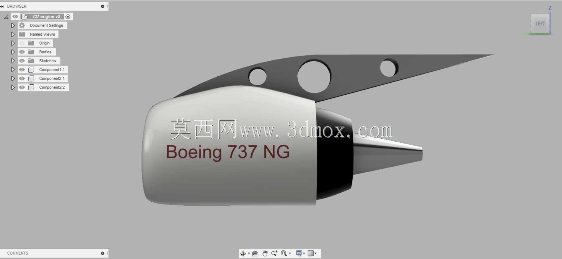 737天然气发动机