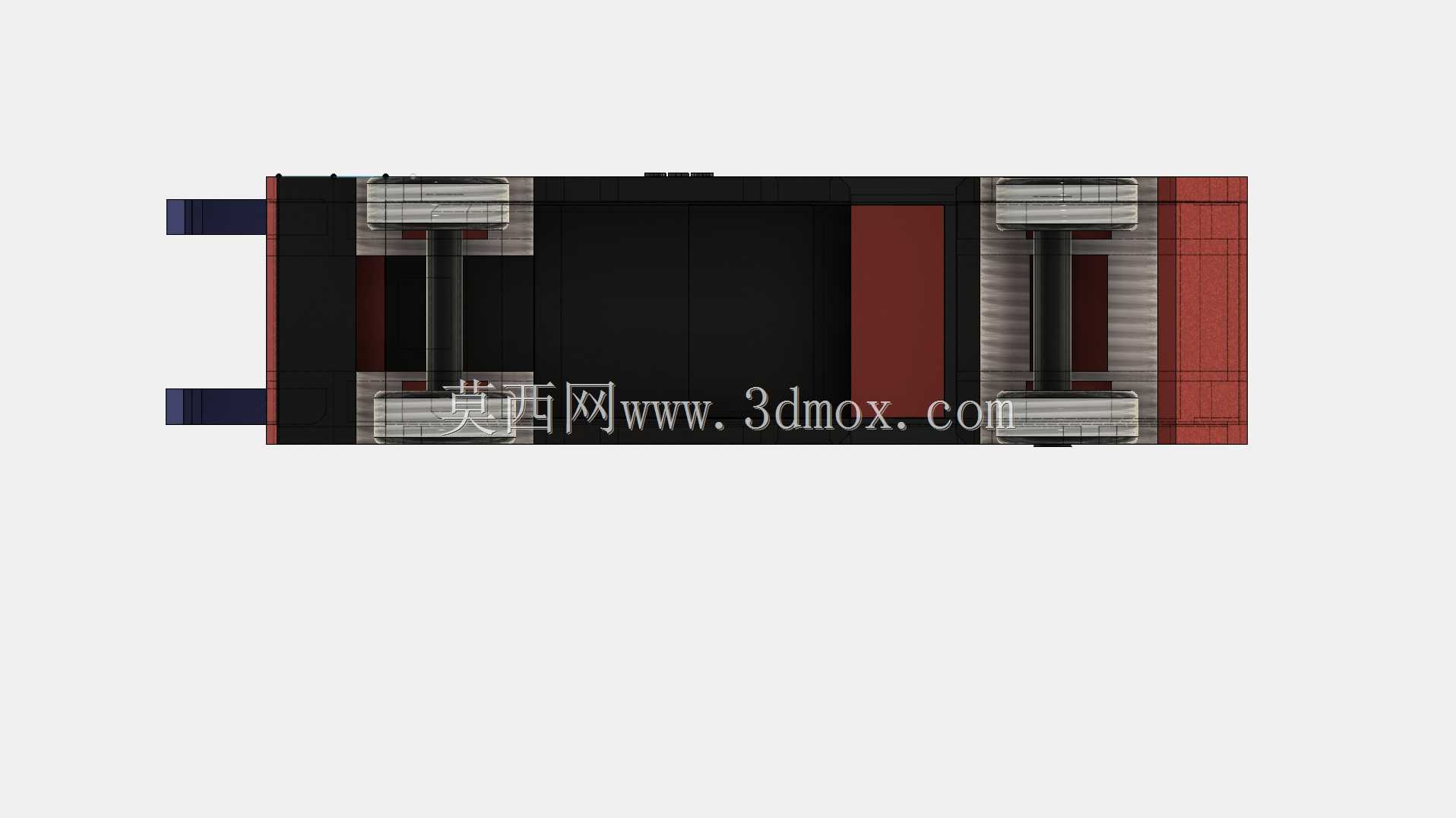 微型客车三维模型