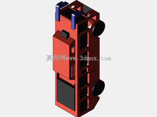 微型客车三维模型