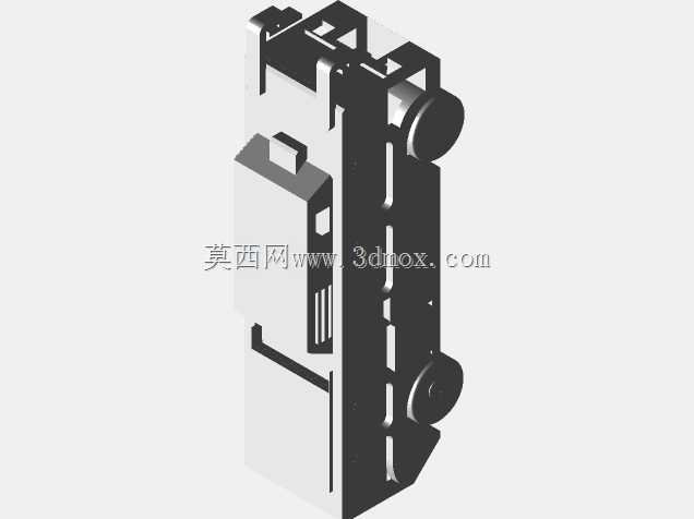 微型客车三维模型