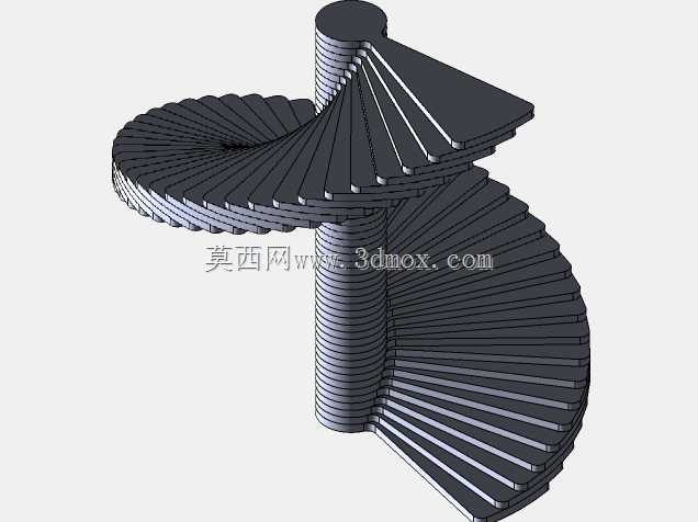 教程:Solidworks(螺旋楼梯)(曲线驱动模式)