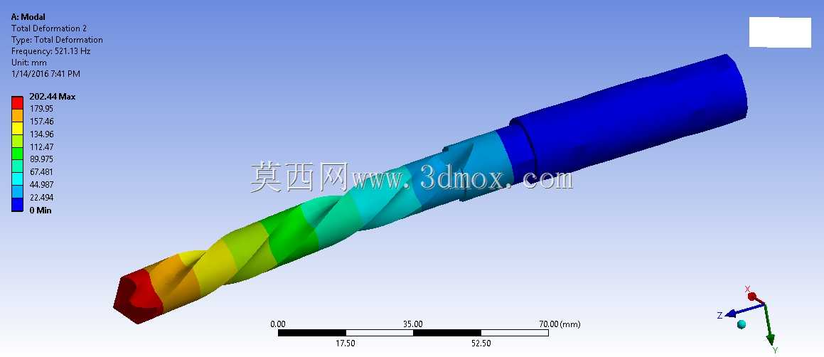 钻具的模态分析