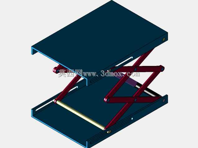 Solidworks |项目中的液压剪式提升机构