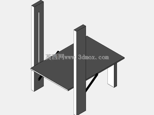 Solidworks中的可折叠壁挂式工作台