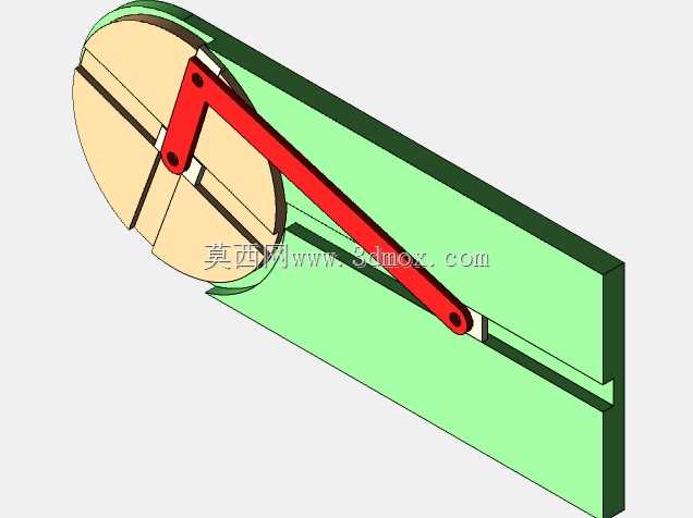 SOLIDWORKS中的椭圆Trammel活塞机构