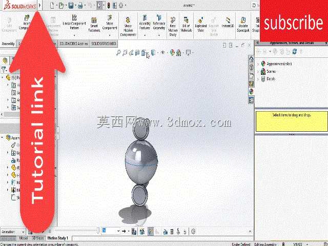 solidworks中的气球压缩动画