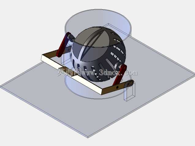 solidworks中的脚踏洗衣机