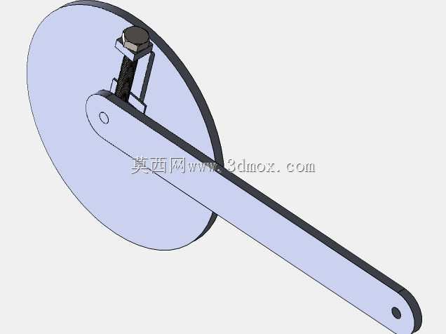 solidworks中的可调曲柄长度机构