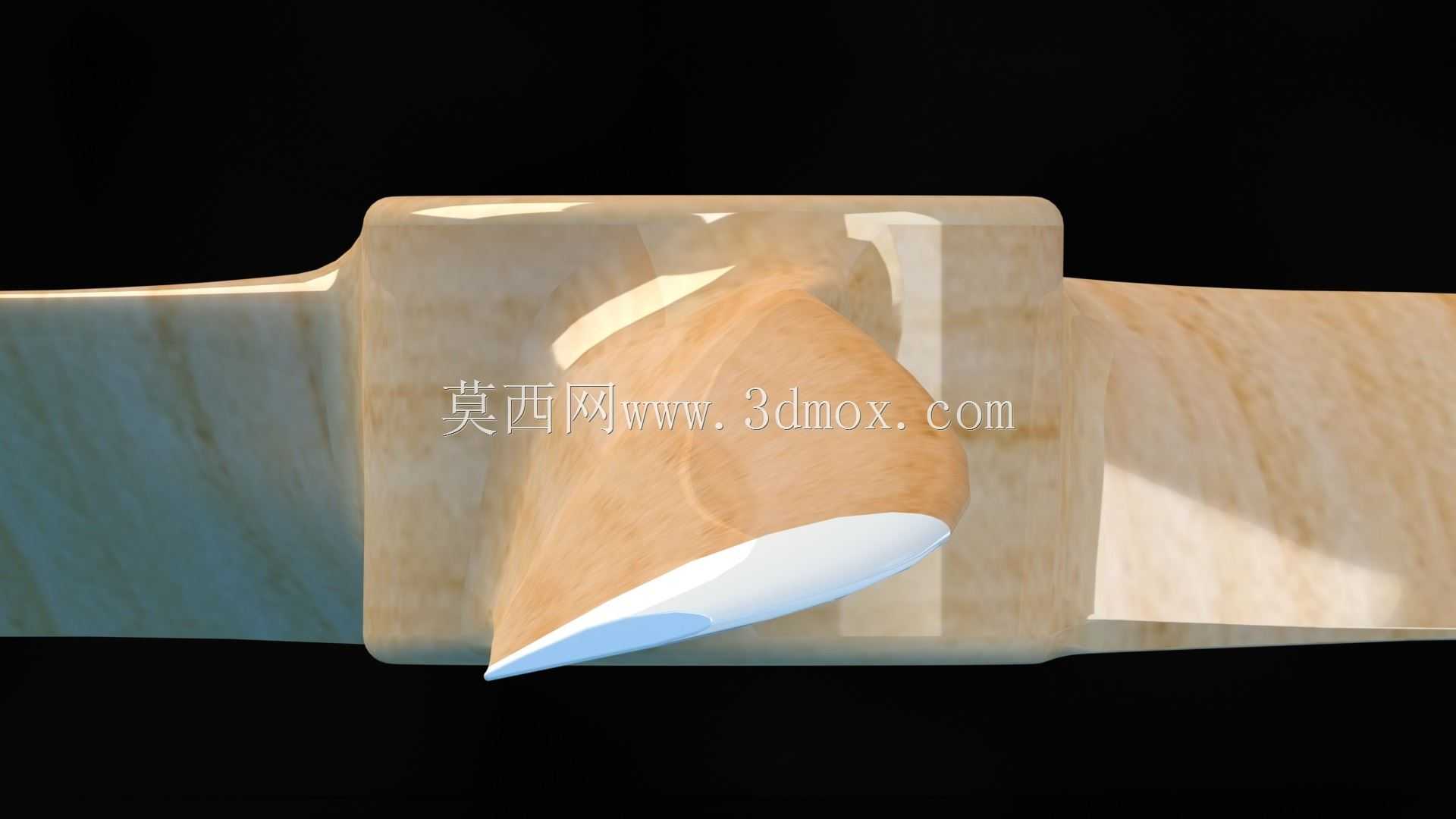 层流截面64英寸直径x 52英寸螺距3叶片木制拖拉机螺旋桨