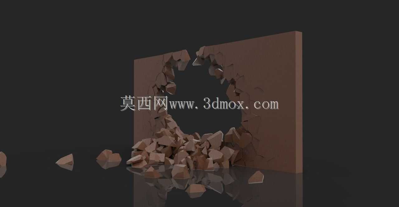 壁面爆炸模拟