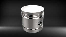 “Catia\u0026 Solid Works”中的汽油发动机活塞