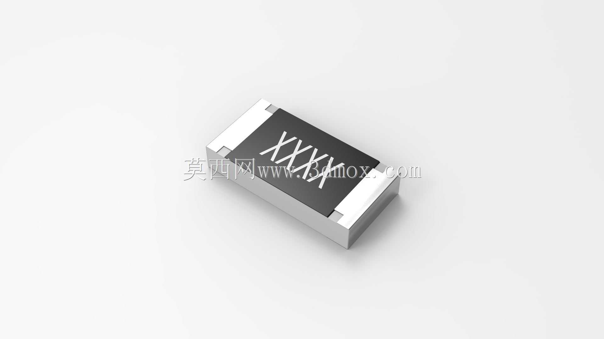 高精度1206(3216)系列片式电阻器3D模型