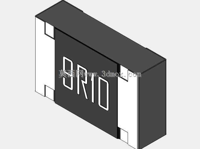 高精度0805(2012)系列片式电阻器3D模型