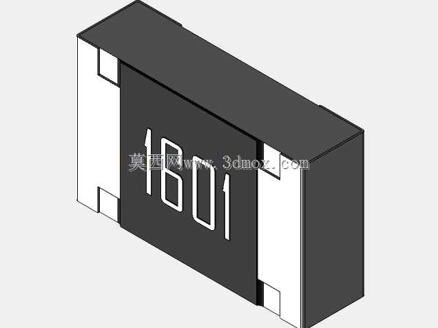 高精度0805(2012)系列片式电阻器3D模型