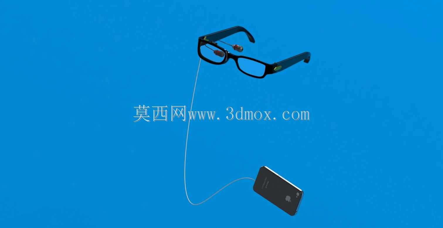 一体式(眼镜、耳机、手机和镜头形状的额外显示器)