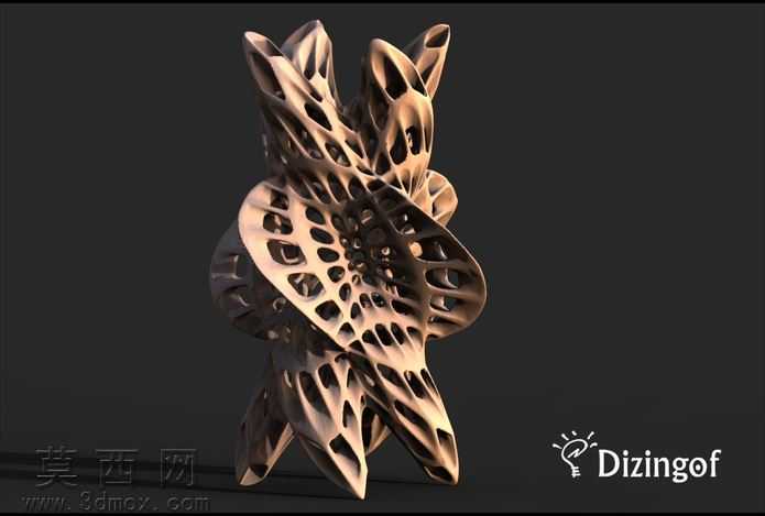 扭曲的花瓶@dizingof——数学艺术
