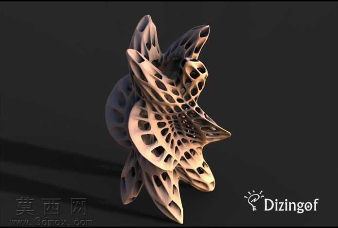 扭曲的花瓶@dizingof——数学艺术