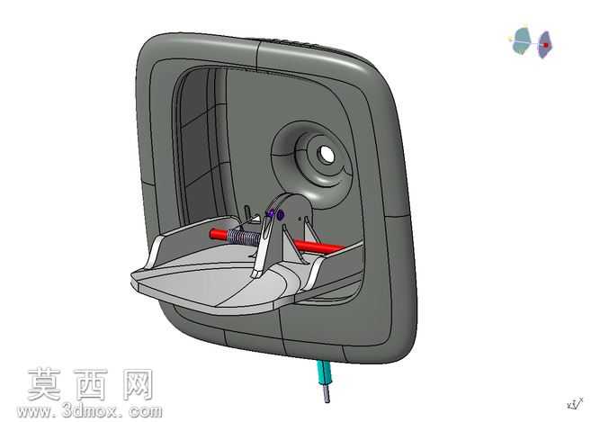 科尼赛克罩手柄设计