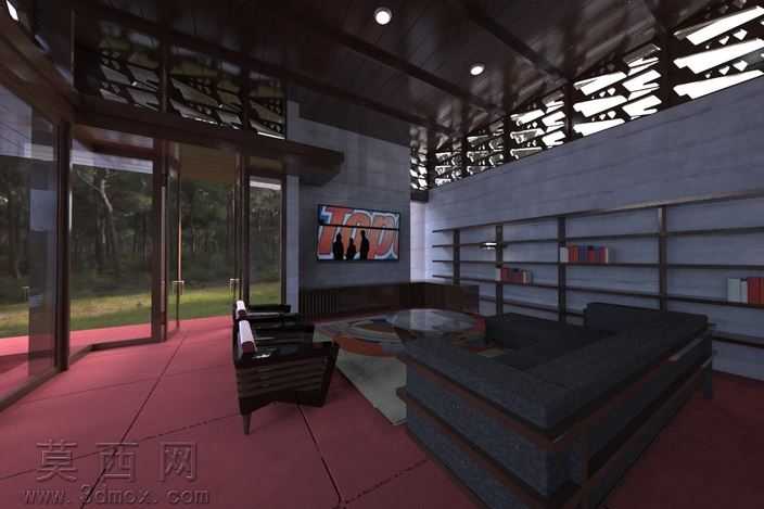 本世纪中叶现代启发的房子