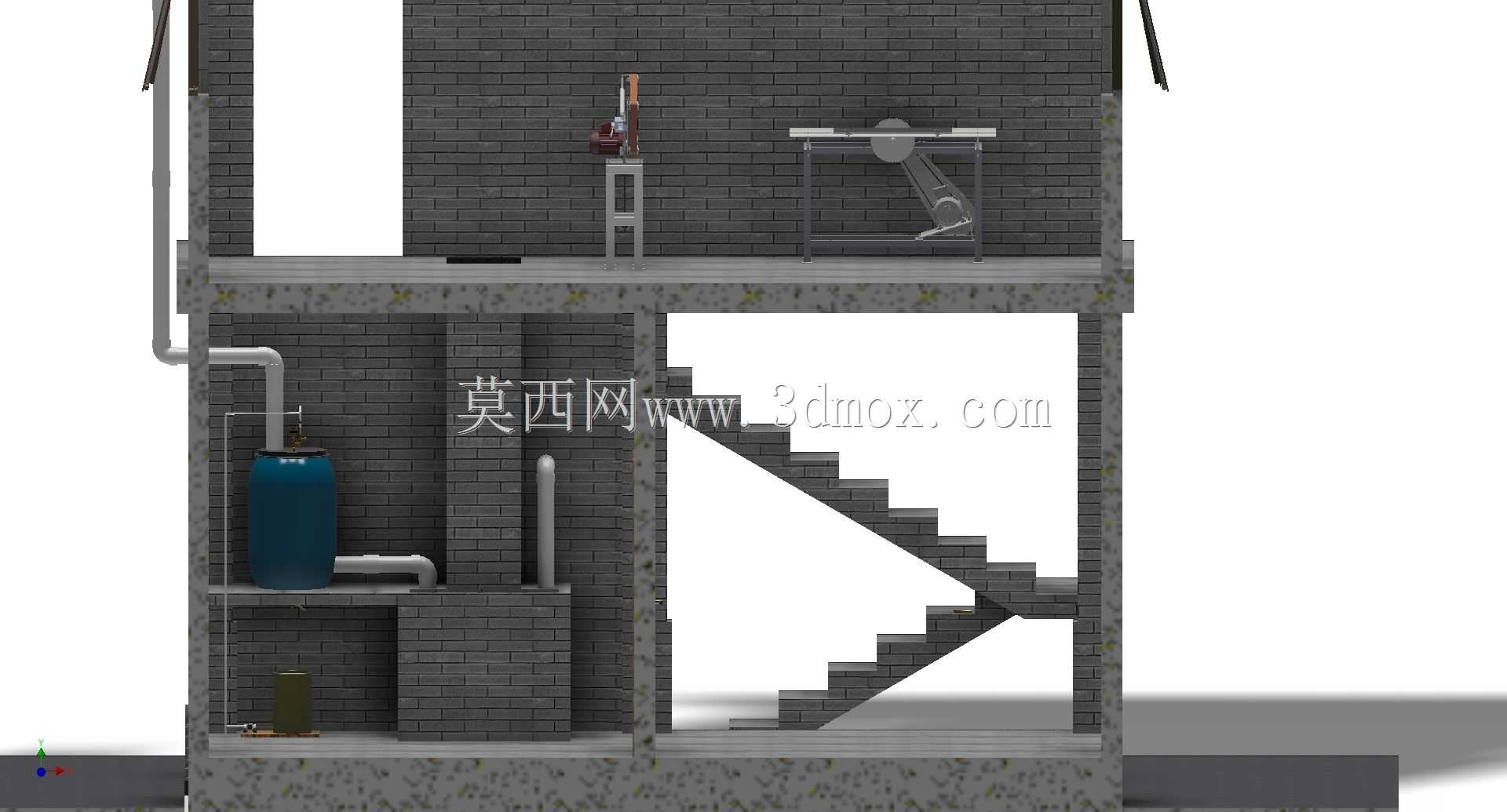 木材加工车间。