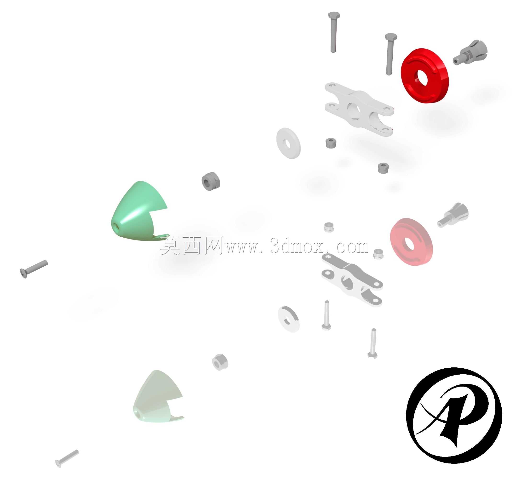 折叠螺旋桨轮毂旋扣器AP-SP-002