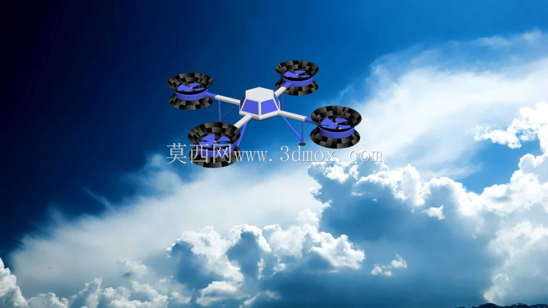 四驱直升机