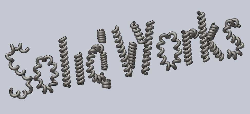 Solidworks Springy