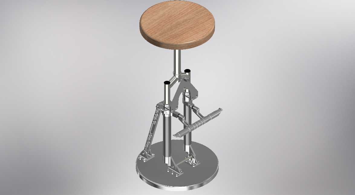 CNC“Tange Struts”叉凳-GB设计