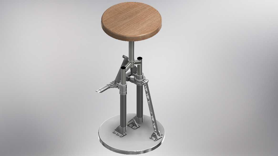 CNC“Tange Struts”叉凳-GB设计
