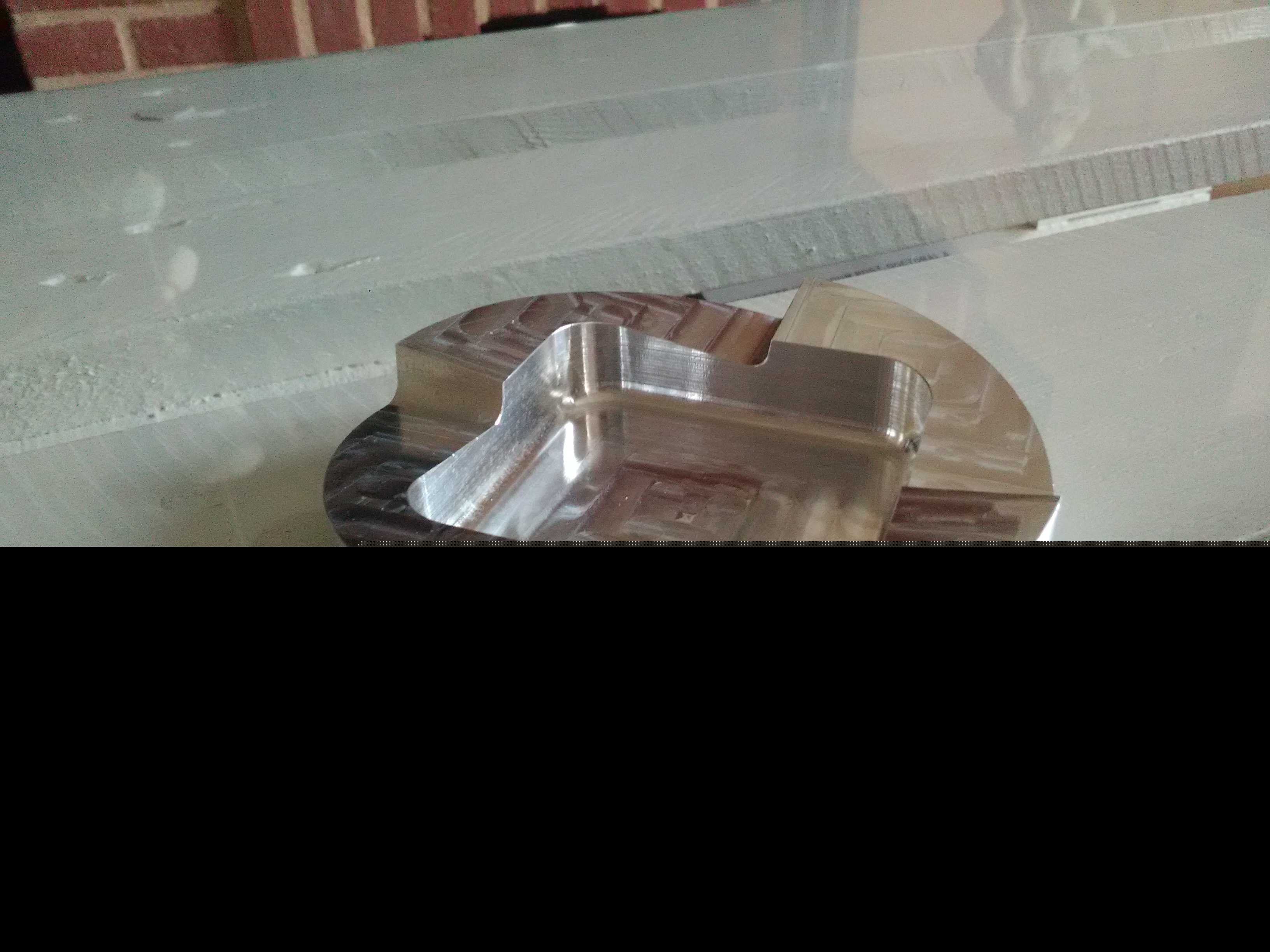 立体烟灰缸(直径100mm)CNC铝合金