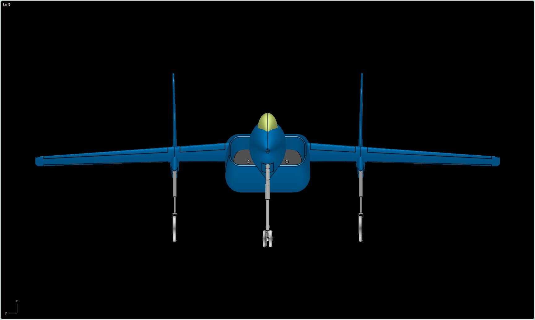 Vought F7U-3�䵶�ɻ�ʵ��װ��ģ�ͣ�Alibre��