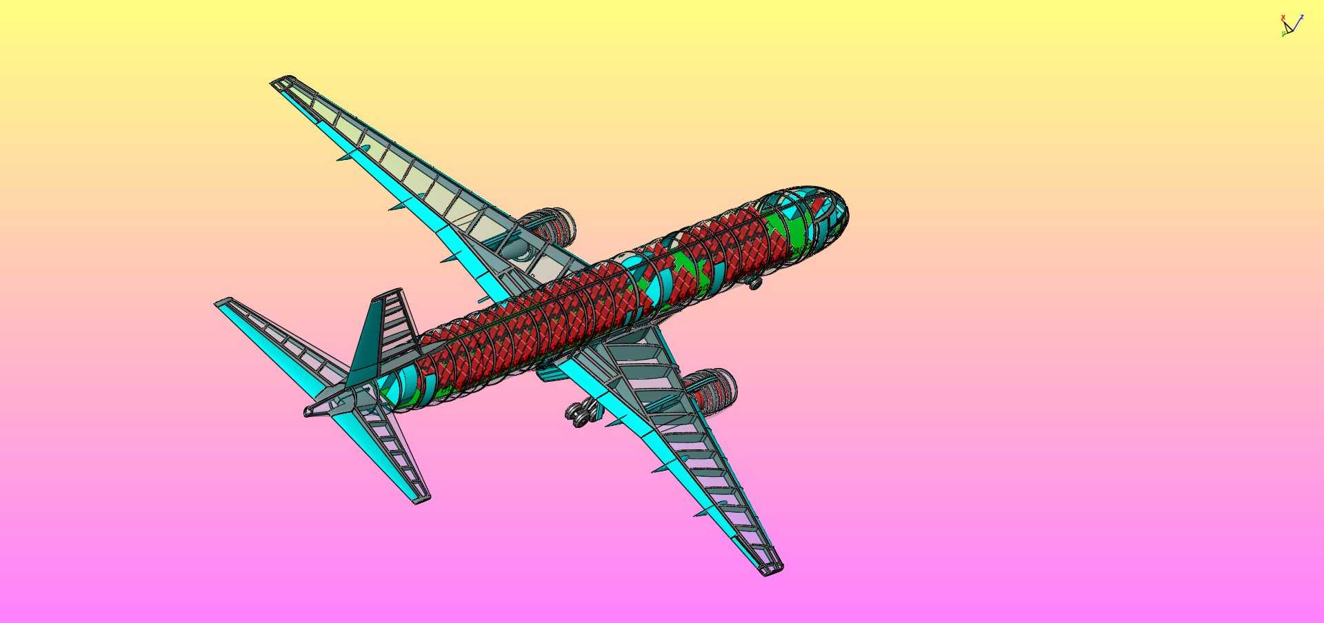 ����757-200�ɻ�ʵ��װ��ģ��