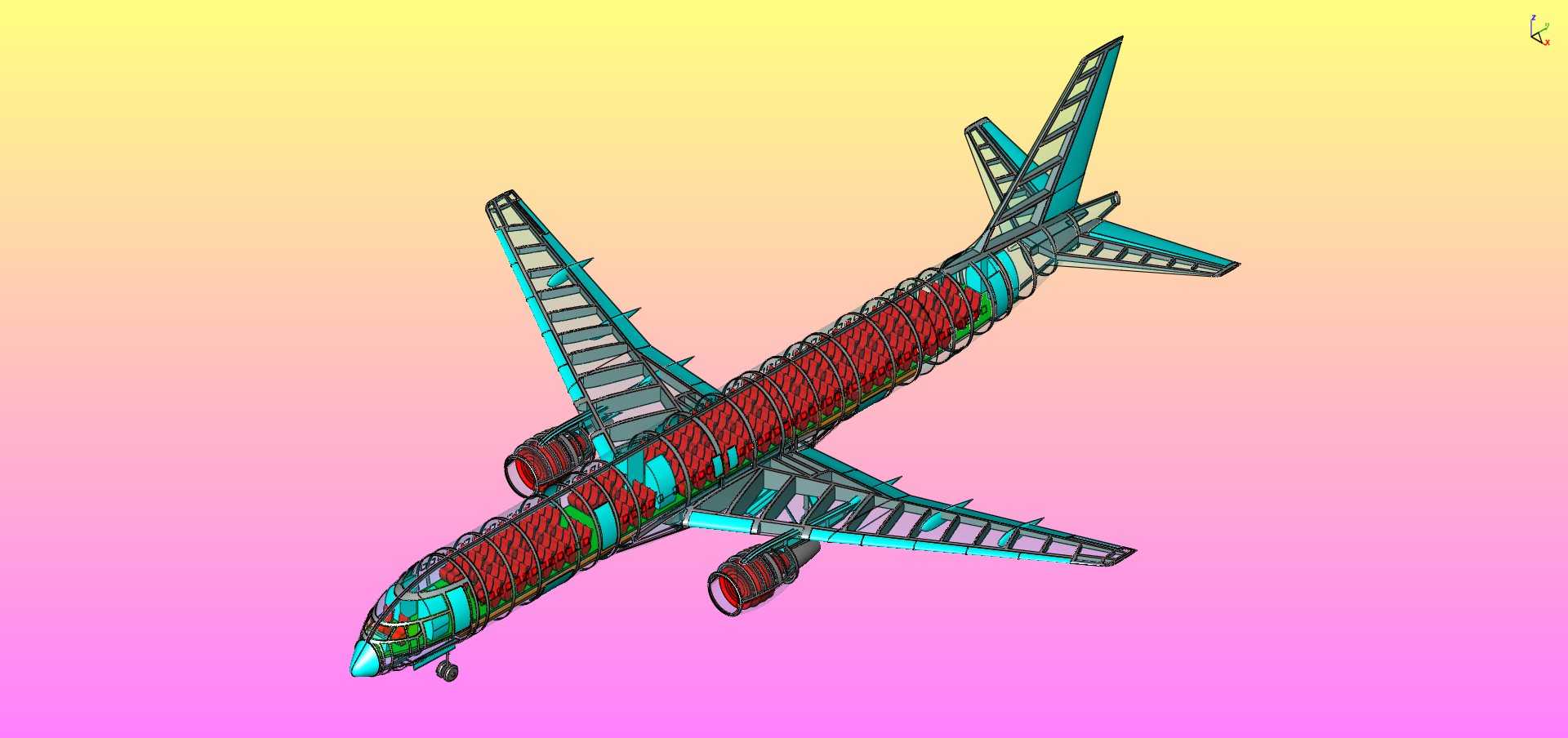 ����757-200�ɻ�ʵ��װ��ģ��
