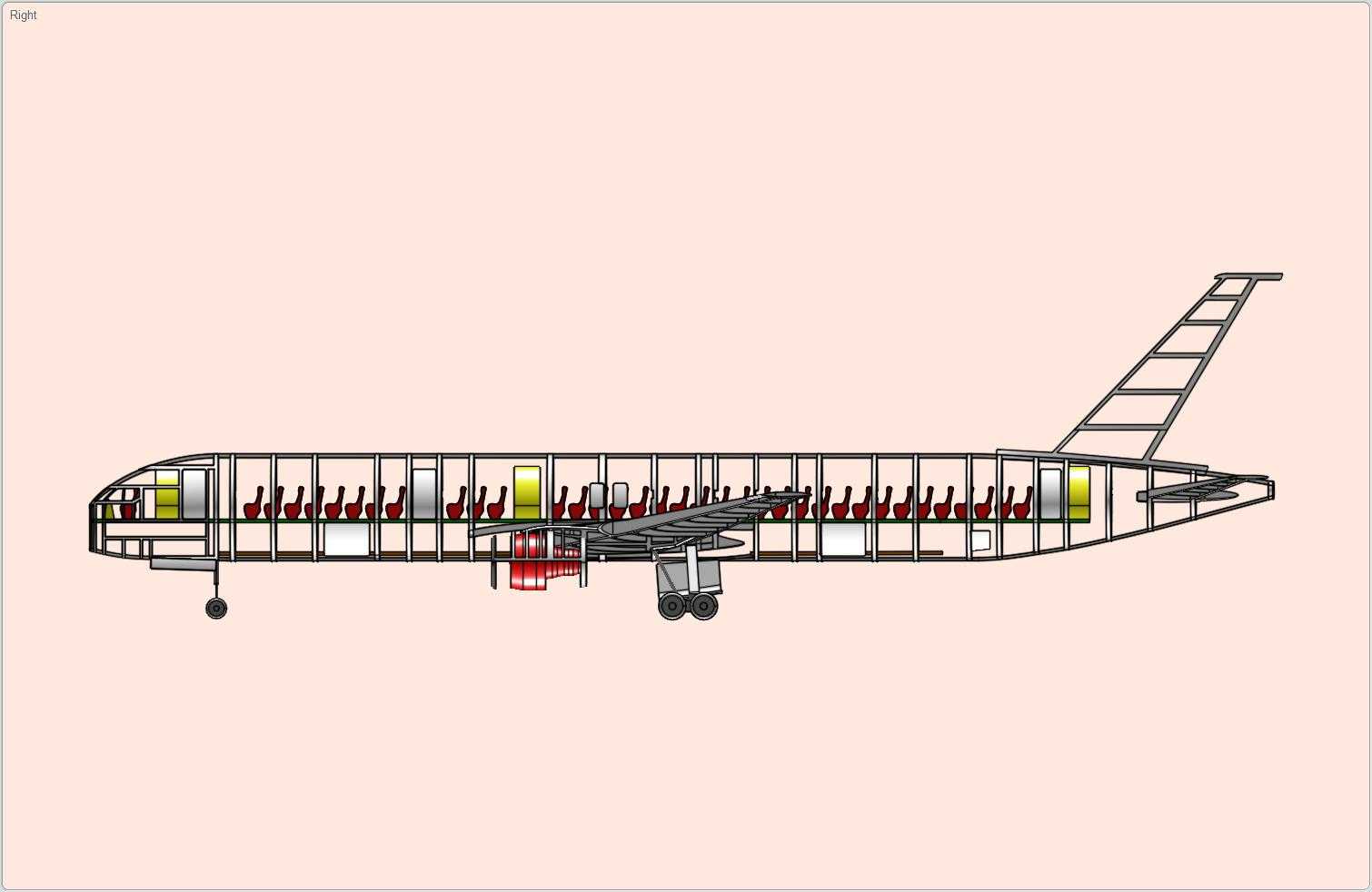 ����757-200�ɻ�ʵ��װ��ģ��
