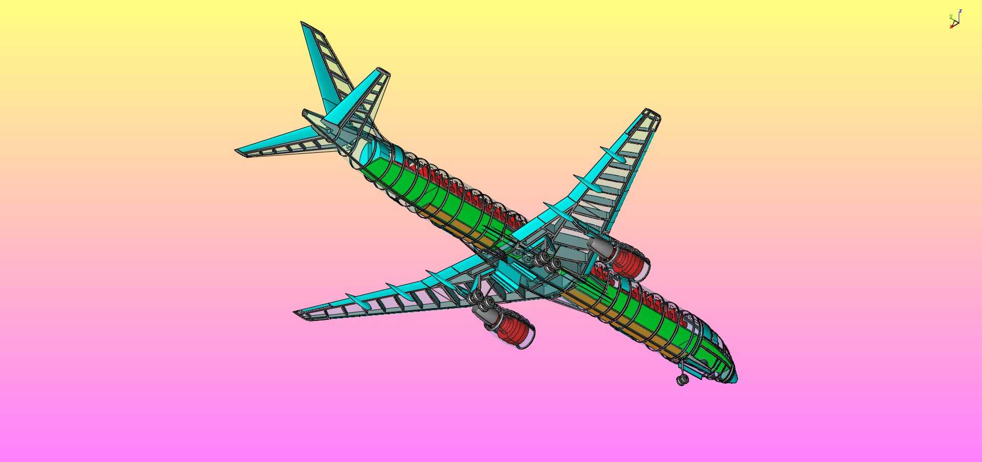 ����757-200�ɻ�ʵ��װ��ģ��