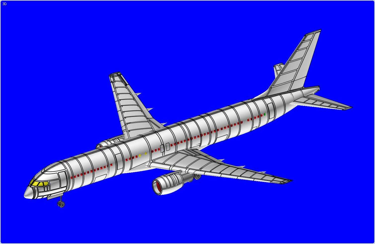 ����757-200�ɻ�ʵ��װ��ģ��