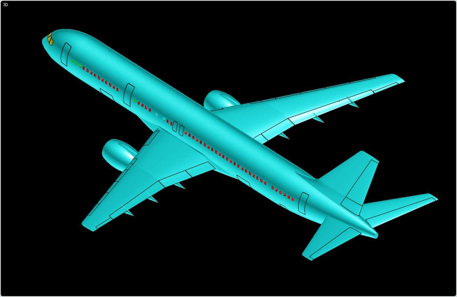 ����757-200�ɻ�ʵ��װ��ģ��